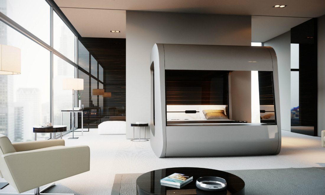 HiCan, il letto imbottito di tecnologia