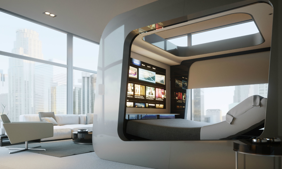 HiCan, il letto imbottito di tecnologia HiCan, il letto imbottito di tecnologia