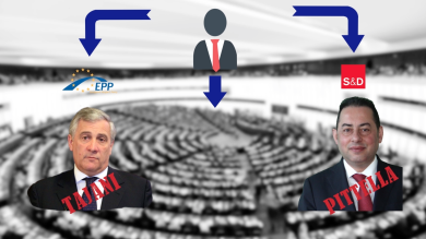 Tajani vs. Pittella, chi sarà presidente del Parlamento Ue?