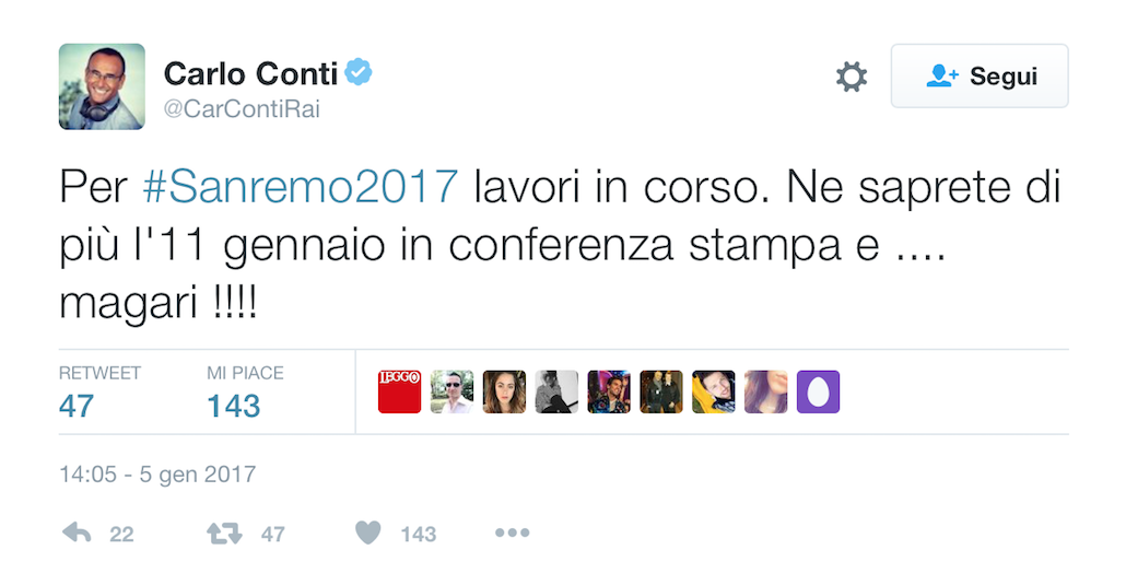Sanremo 2017: Maria De Filippi co-conduttrice con Carlo Conti? Sanremo 2017: Maria De Filippi co-conduttrice con Carlo Conti?