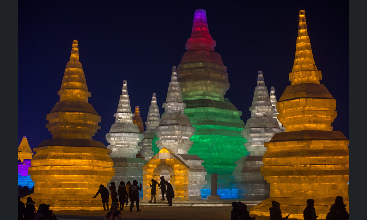 Cina, il festival del ghiaccio e della neve di Harbin Cina, il festival del ghiaccio e della neve di Harbin