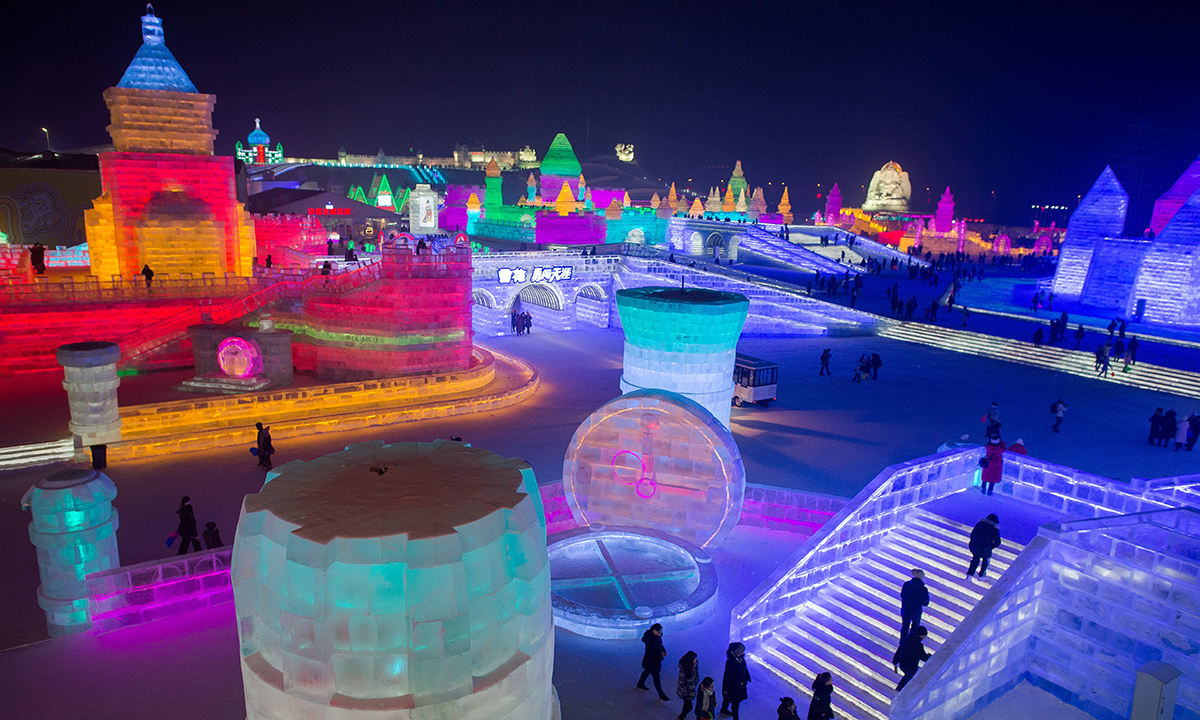 Cina, il festival del ghiaccio e della neve di Harbin Cina, il festival del ghiaccio e della neve di Harbin