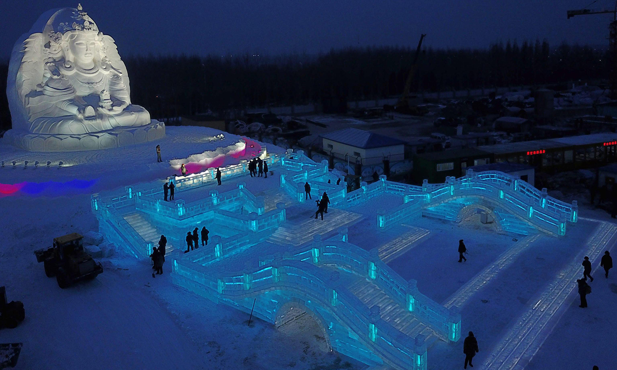 Cina, il festival del ghiaccio e della neve di Harbin Cina, il festival del ghiaccio e della neve di Harbin