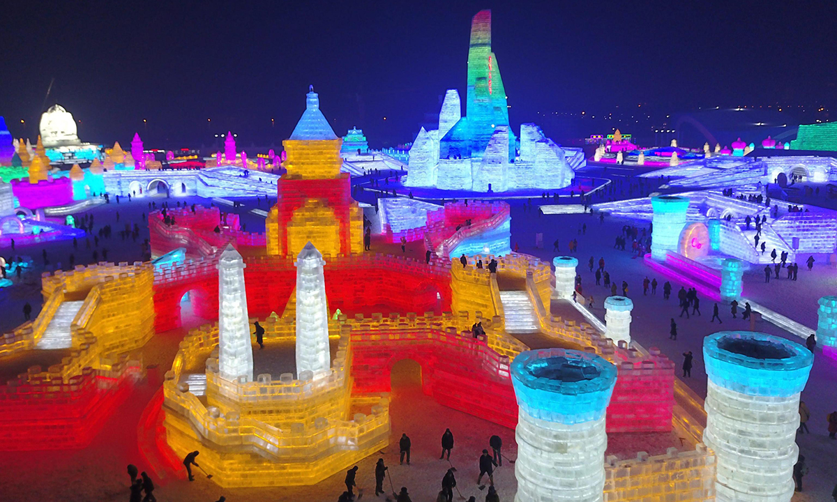 Cina, il festival del ghiaccio e della neve di Harbin Cina, il festival del ghiaccio e della neve di Harbin