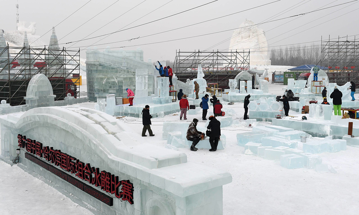 Cina, il festival del ghiaccio e della neve di Harbin Cina, il festival del ghiaccio e della neve di Harbin