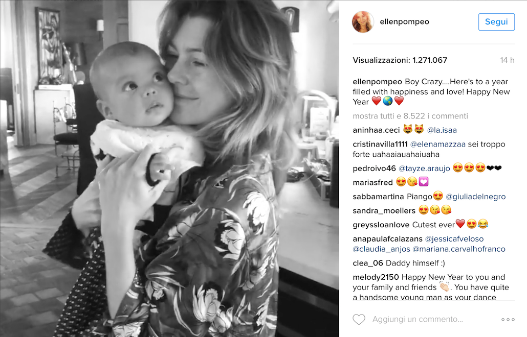 Ellen Pompeo, la star di Grey’s Anatomy mamma per la terza volta Ellen Pompeo, la star di Grey’s Anatomy mamma per la terza volta