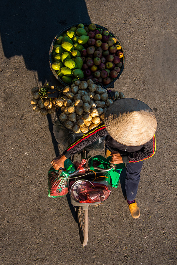 Hanoi, i venditori di strada visti dall’alto