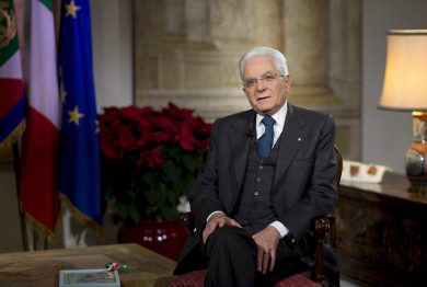 Il messaggio di fine anno del presidente della Repubblica, Sergio Mattarella