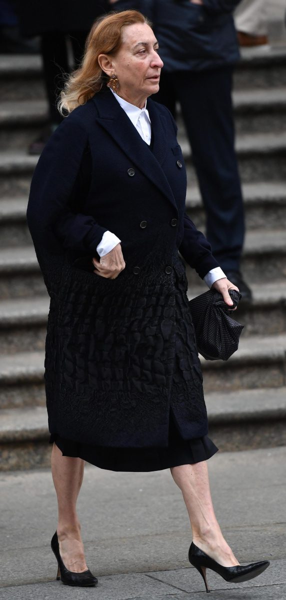 Franca Sozzani: parata di vip alla Messa di suffragio Franca Sozzani: parata di vip alla Messa di suffragio