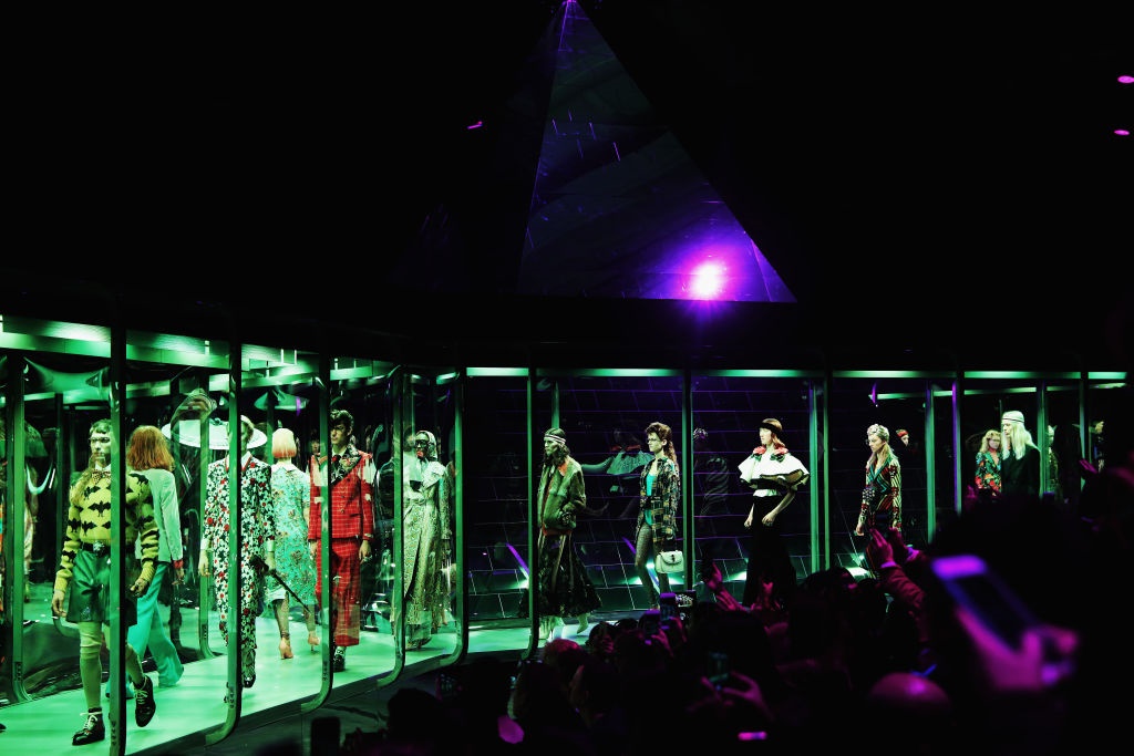 Gucci and Prada at Italian Autumn-Winter fashion show Gucci and Prada at Italian Autumn-Winter fashion show