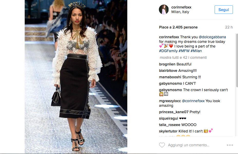 Da Dolce & Gabbana hanno sfilato i “Figli di”