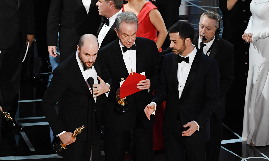 Oscar 2017, aperta un’inchiesta sulla clamorosa gaffe finale