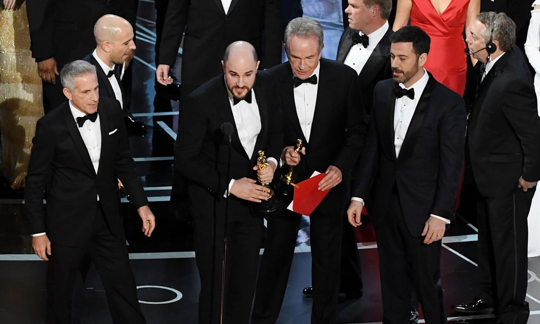 Oscar 2017, aperta un’inchiesta sulla clamorosa gaffe finale