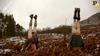 Scozia: lo yoga con il kilt | il video da 33 mln di clic
