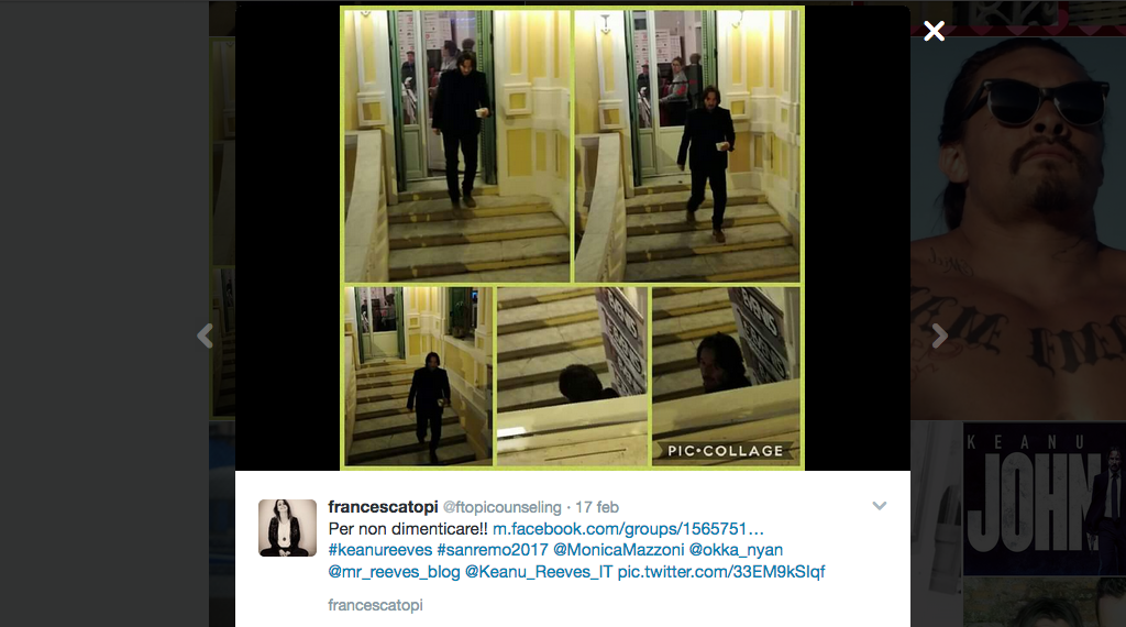 Keanu Reeves a Roma va a trovare la sorella al Policlinico Gemelli