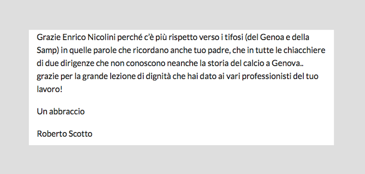 Serie A – Il vice di Mandorlini rifiuta il Genoa: “Sono sampdoriano” Serie A – Il vice di Mandorlini rifiuta il Genoa: “Sono sampdoriano”