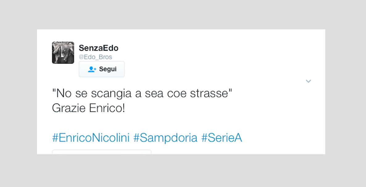 Serie A – Il vice di Mandorlini rifiuta il Genoa: “Sono sampdoriano” Serie A – Il vice di Mandorlini rifiuta il Genoa: “Sono sampdoriano”