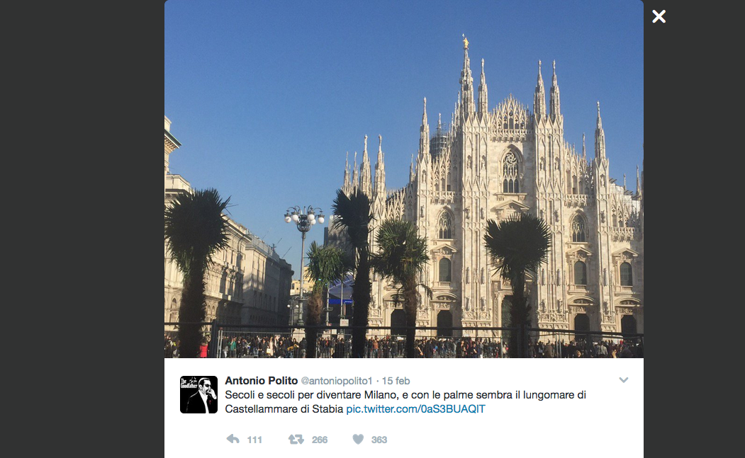 Palme a Milano tra polemiche e vandalismo
