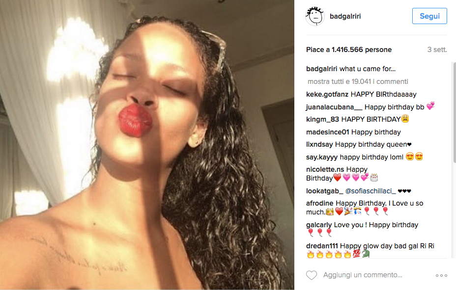 Rihanna, compleanno con ritorno di fiamma per Drake?