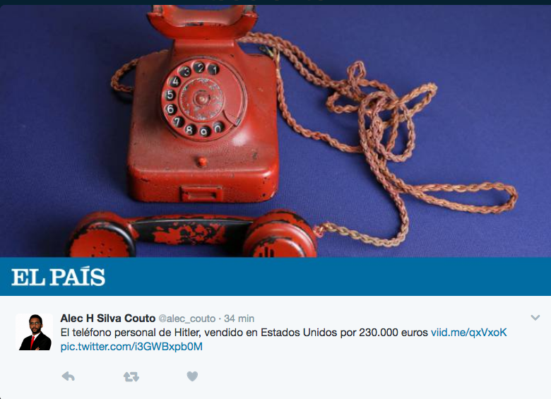 Il telefono rosso di Hitler è stato battuto all’asta per 243.000 dollari