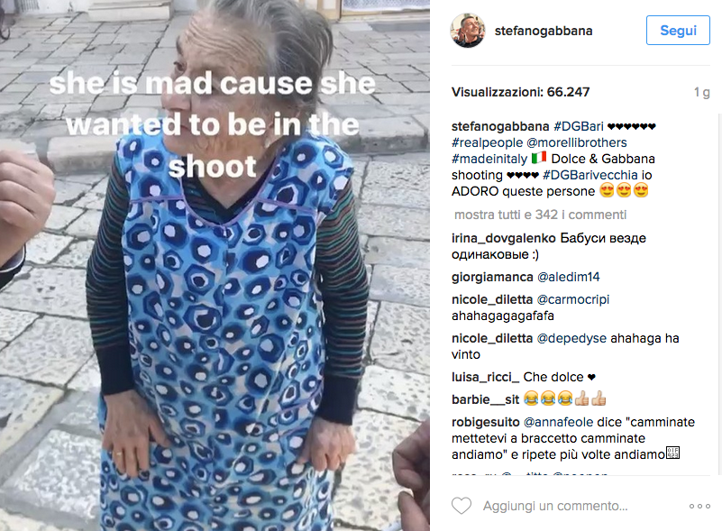 A Bari lo shooting Dolce & Gabbana diventa un evento