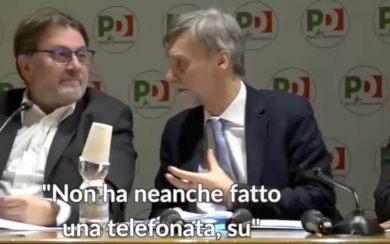 Delrio (fuorionda): “Renzi non ha fatto neanche una telefonata per evitare la scissione”