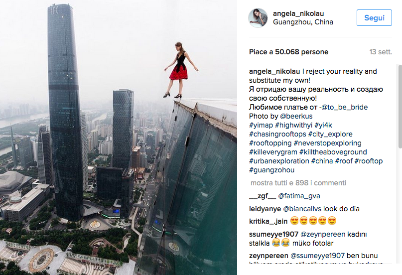 Dalla Russia le modelle con la passione per i selfie estremi