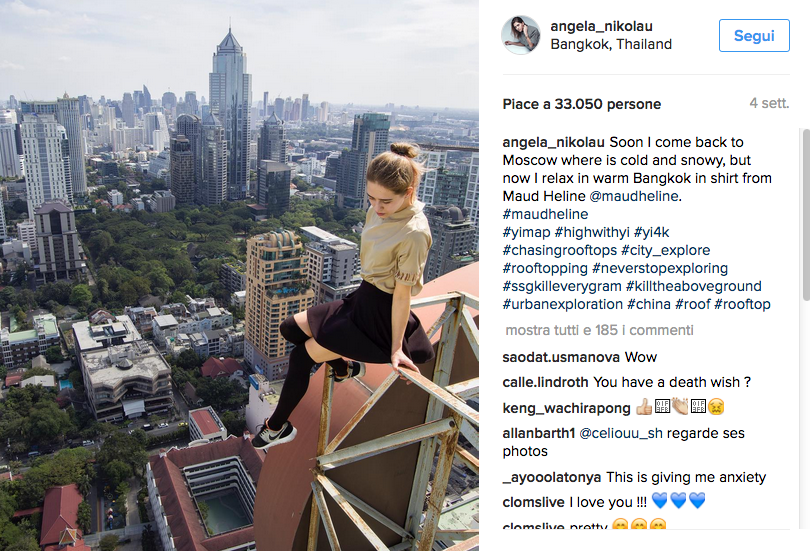 Dalla Russia le modelle con la passione per i selfie estremi