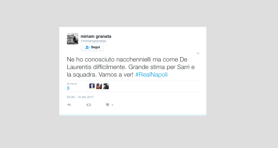 Real Madrid – Napoli 3-1: le reazioni dei tifosi sui social network Real Madrid – Napoli 3-1: le reazioni dei tifosi sui social network