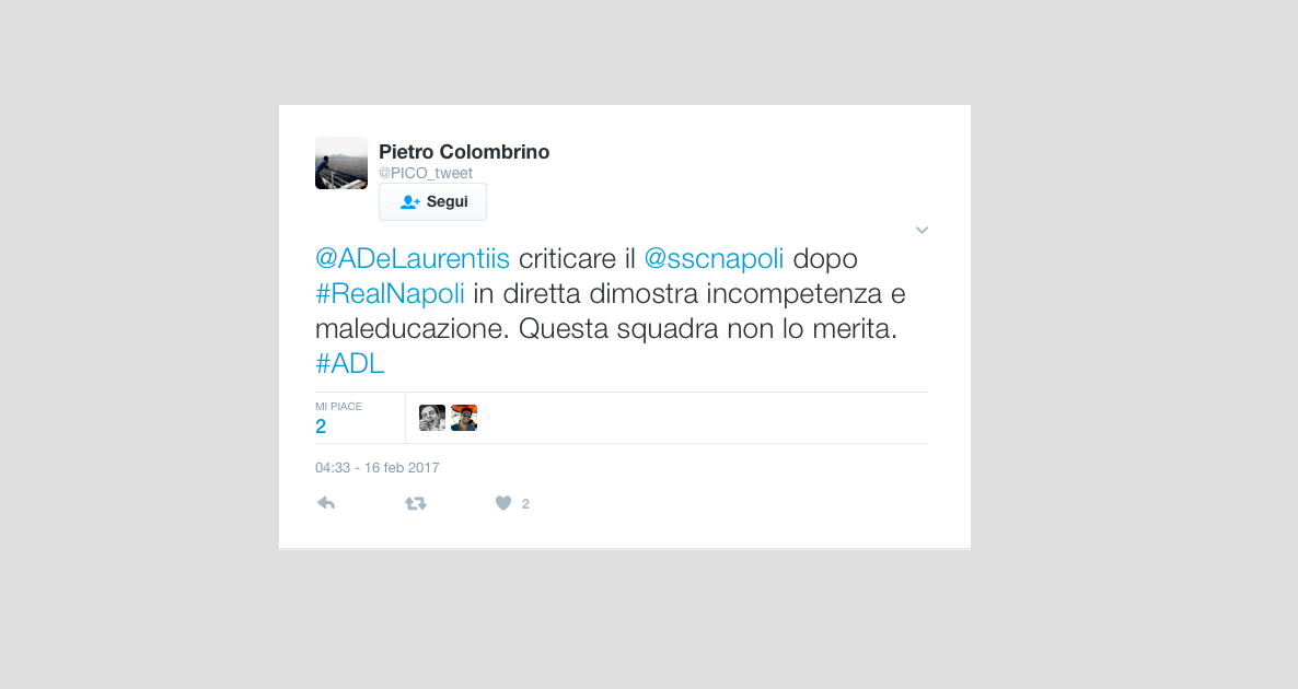 Real Madrid – Napoli 3-1: le reazioni dei tifosi sui social network Real Madrid – Napoli 3-1: le reazioni dei tifosi sui social network