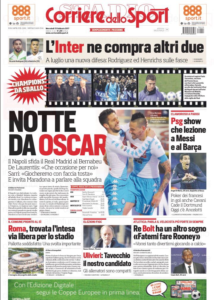 Real Madrid-Napoli: tutto sulla sfida di Champions del Bernabeu