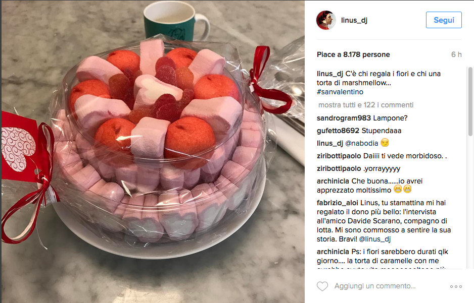 Il San Valentino vip si condivide sui social