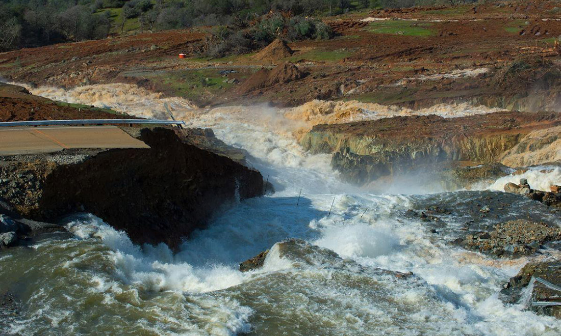 La diga della California in stato di emergenza – Foto La diga della California in stato di emergenza – Foto