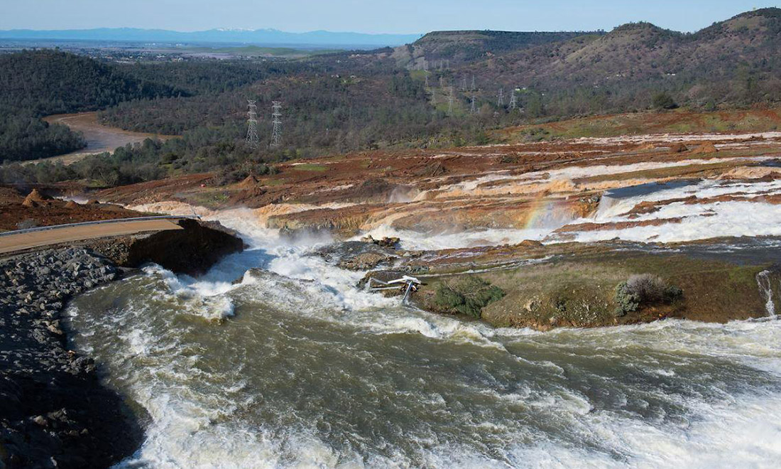 La diga della California in stato di emergenza – Foto La diga della California in stato di emergenza – Foto