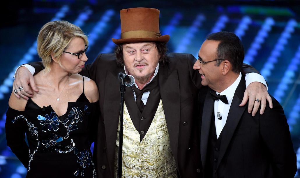 Sanremo 2017: Zucchero conquista tutti, Crozza show con la De Filippi nella Finale