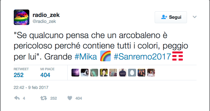#Sanremo 2017, il Festival è (anche) sui social network #Sanremo 2017, il Festival è (anche) sui social network
