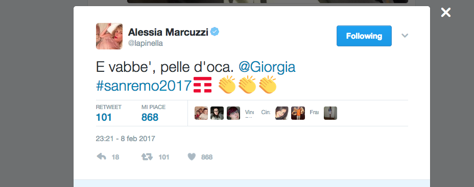 #Sanremo 2017, il Festival è (anche) sui social network #Sanremo 2017, il Festival è (anche) sui social network