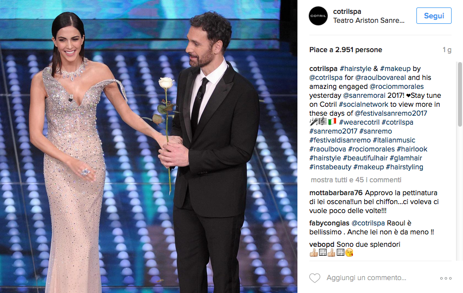 Raoul Bova e Rocìo Muñoz Morales vicini alle nozze