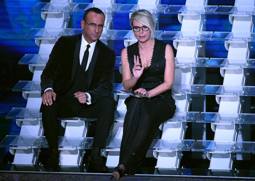 Sanremo 2017: Maria De Filippi superstar, Crozza attacca Salvini
