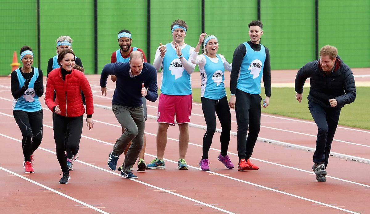 Kate, William e Harry: corsa insieme per beneficenza Kate, William e Harry: corsa insieme per beneficenza