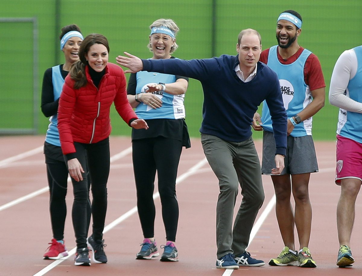 Kate, William e Harry: corsa insieme per beneficenza Kate, William e Harry: corsa insieme per beneficenza