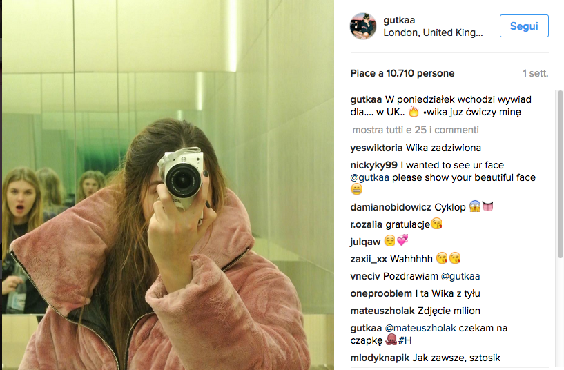 La web star che non mostra il volto su Instagram La web star che non mostra il volto su Instagram