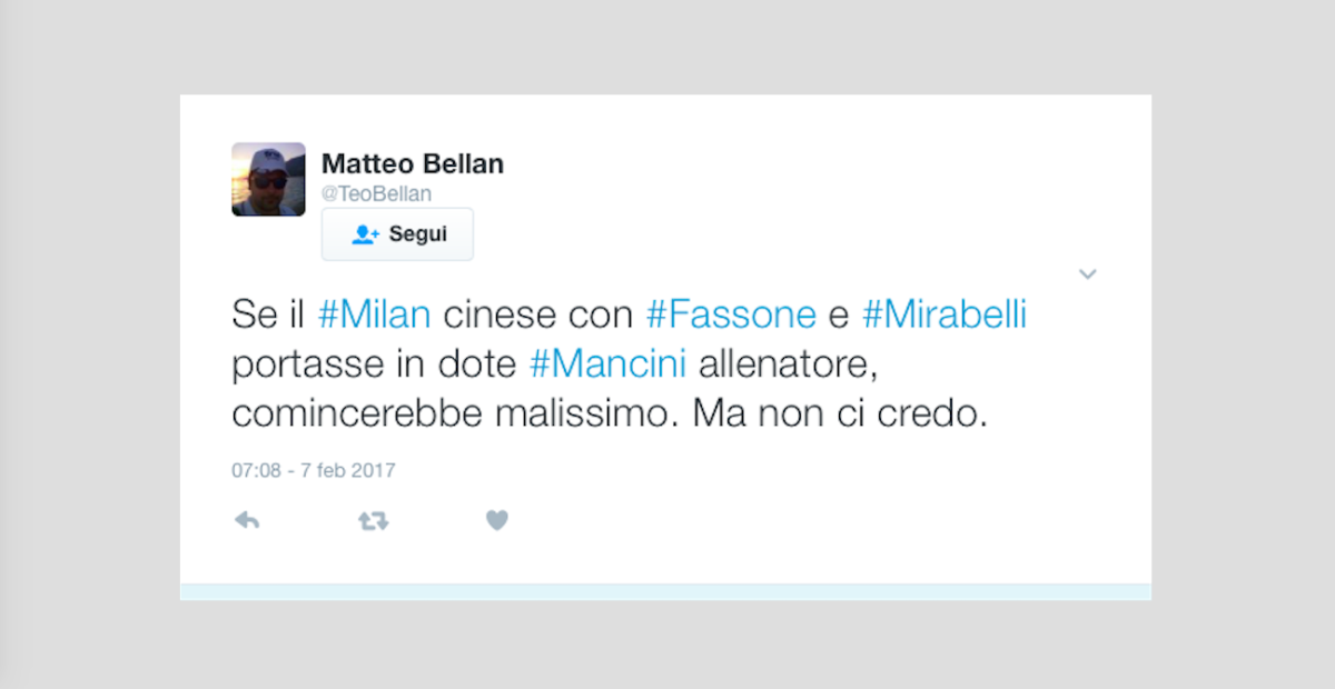 Galleria foto 'Milan, suggestione di mercato: Mancini per Montella con i cinesi?' - foto 5