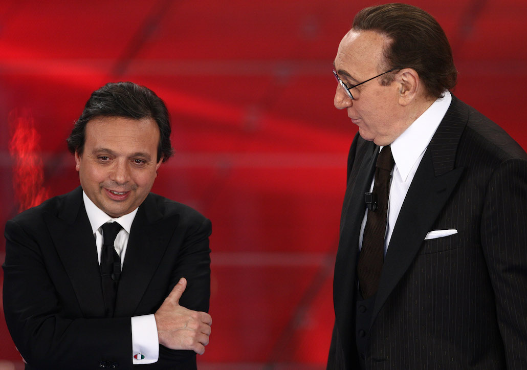 Festival di Sanremo: da Baudo a Conti, i conduttori e i cachet da record Festival di Sanremo: da Baudo a Conti, i conduttori e i cachet da record