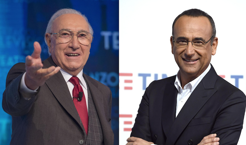 Festival di Sanremo: da Baudo a Conti, i conduttori e i cachet da record Festival di Sanremo: da Baudo a Conti, i conduttori e i cachet da record