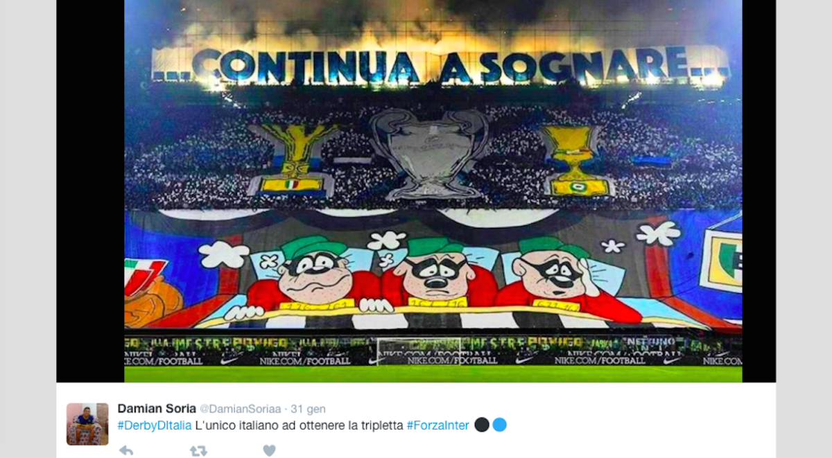 Galleria foto 'Juventus – Inter: il derby d’Italia visto dai social network' - foto 12