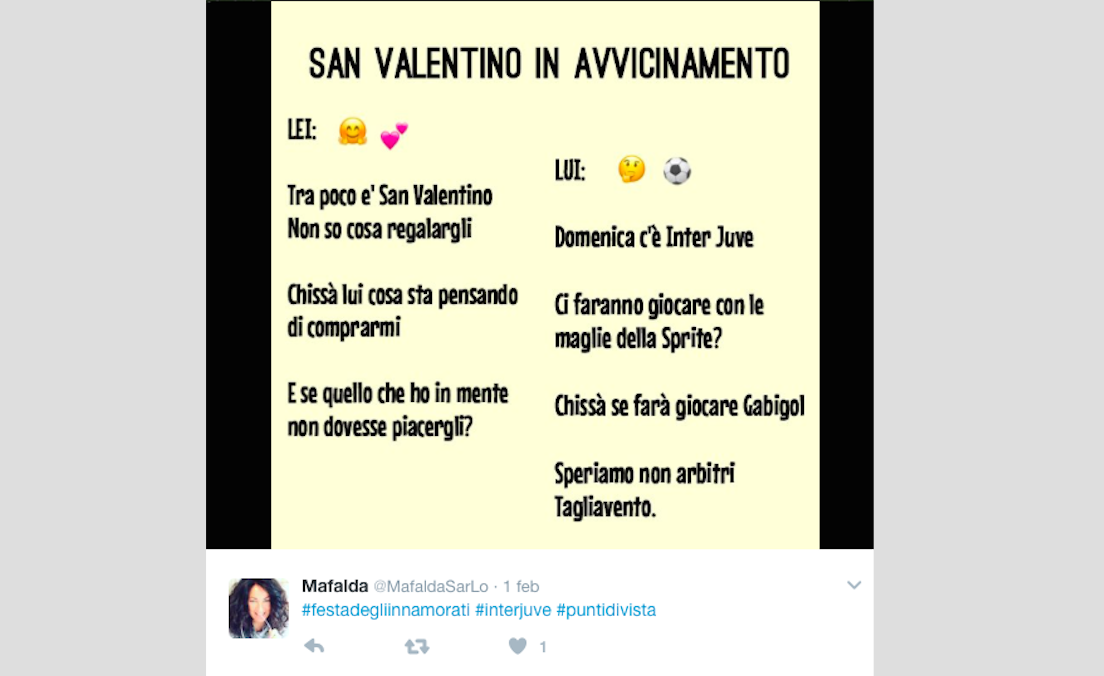 Juventus – Inter: il derby d’Italia visto dai social network