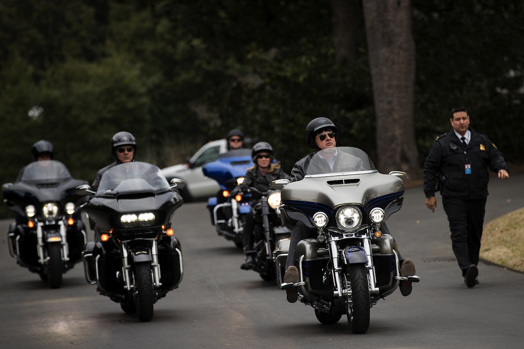 I vertici Harley Davidson a pranzo alla Casa Bianca I vertici Harley Davidson a pranzo alla Casa Bianca