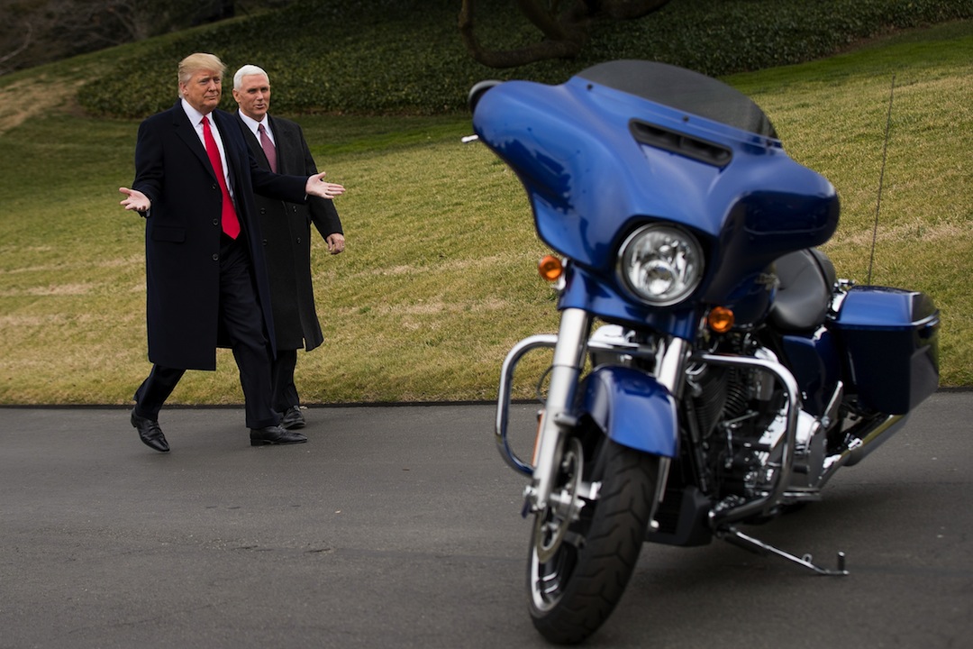 I vertici Harley Davidson a pranzo alla Casa Bianca I vertici Harley Davidson a pranzo alla Casa Bianca