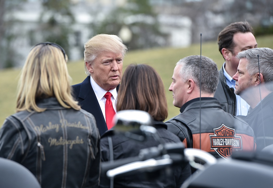 I vertici Harley Davidson a pranzo alla Casa Bianca I vertici Harley Davidson a pranzo alla Casa Bianca